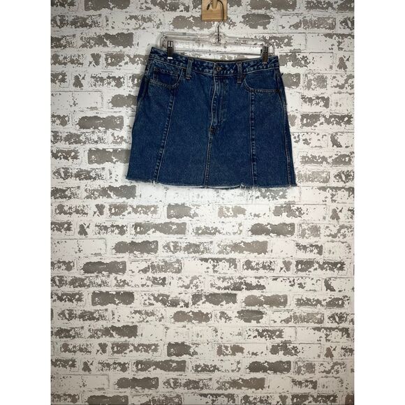 Abercrombie & Fitch | women Zoe natural rise vintage a-line skirt - Picture 8 of 8